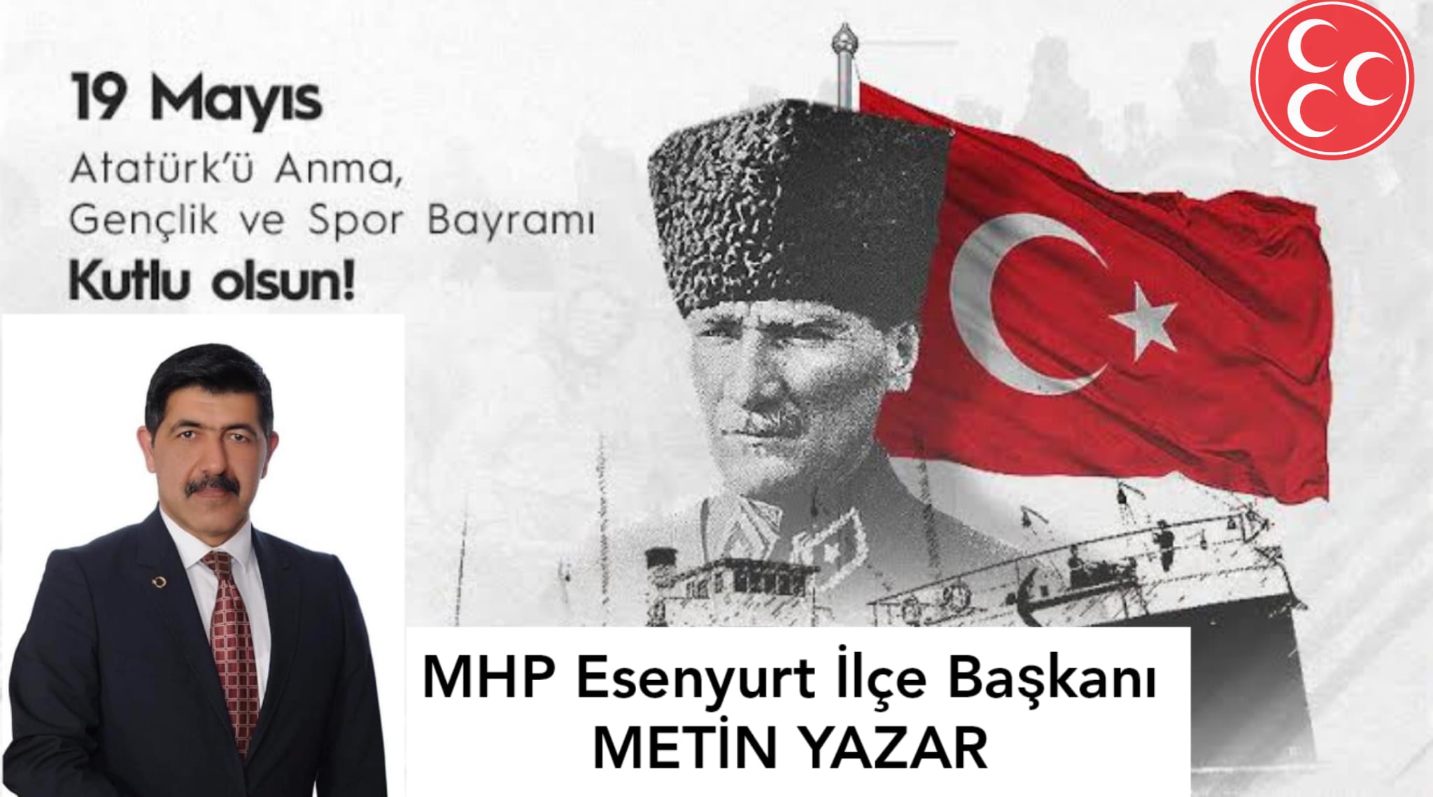 METİN YAZAR- 19 MAYIS KUTLAMA İLANI