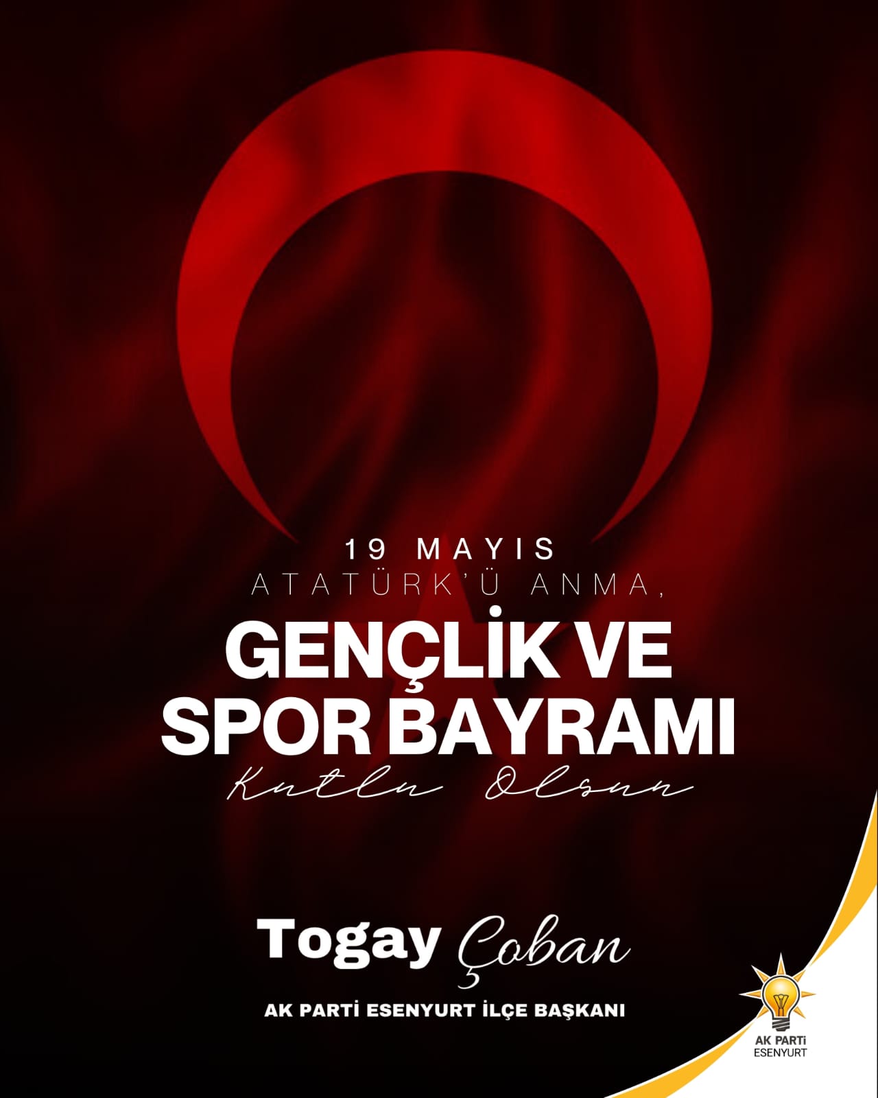 TOGAY ÇOBAN – 19 MAYIS KUTLAMA İLANI