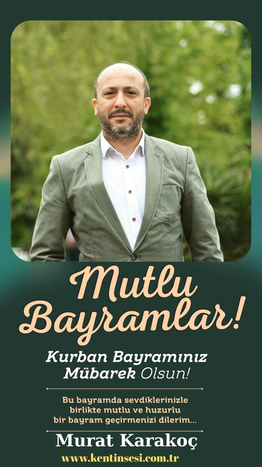 MURAT KARAKOÇ-KURBAN BAYRAMI KUTLAMA İLANI