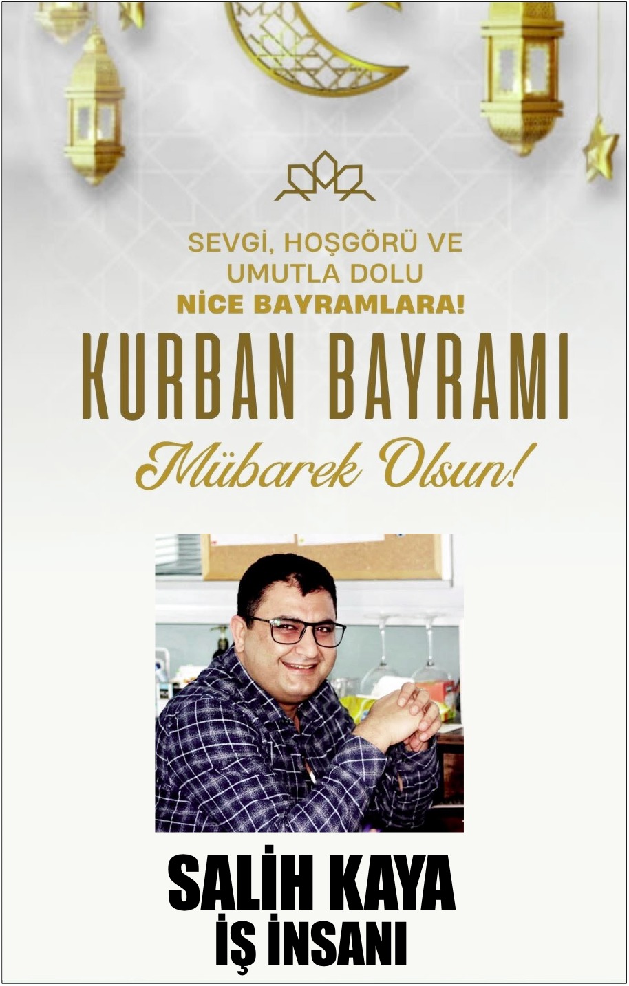 SALİH KAYA-KURBAN BAYRAMI İLANI