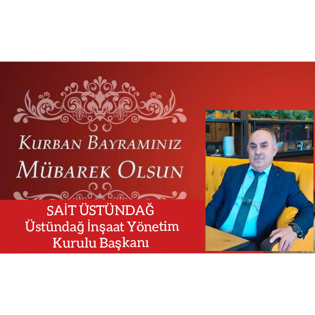 SAİT ÜSTÜNDAĞ-KURBAN BAYRAMI KUTLAMA İLANI