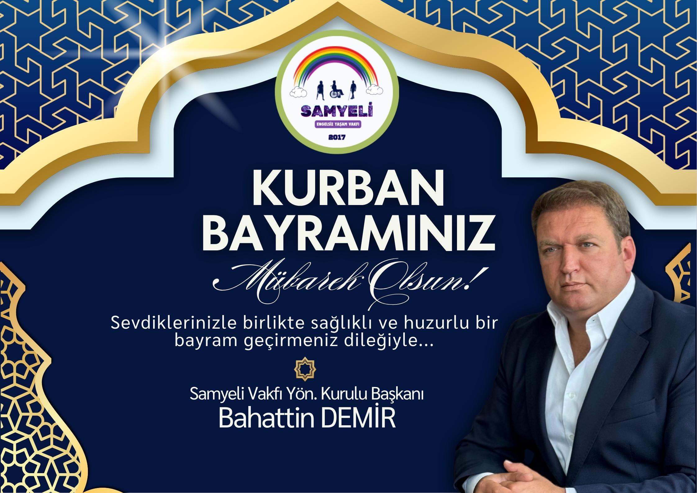 BAHATTİN DEMİR-KURBAN BAYRAMI KUTLAMA İLANI