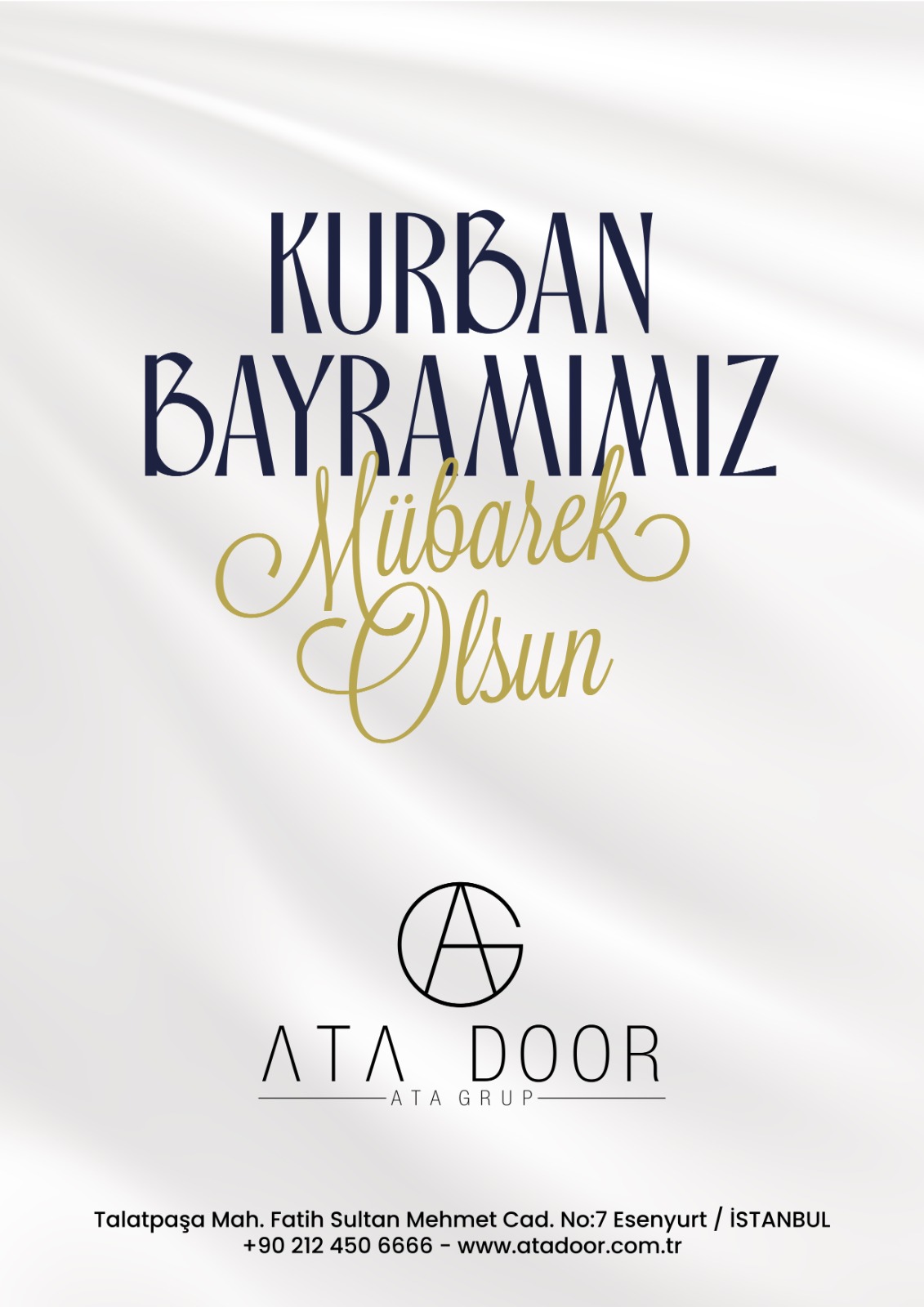 ATA GRUP-KURBAN BAYRAMI KUTLAMA İLANI
