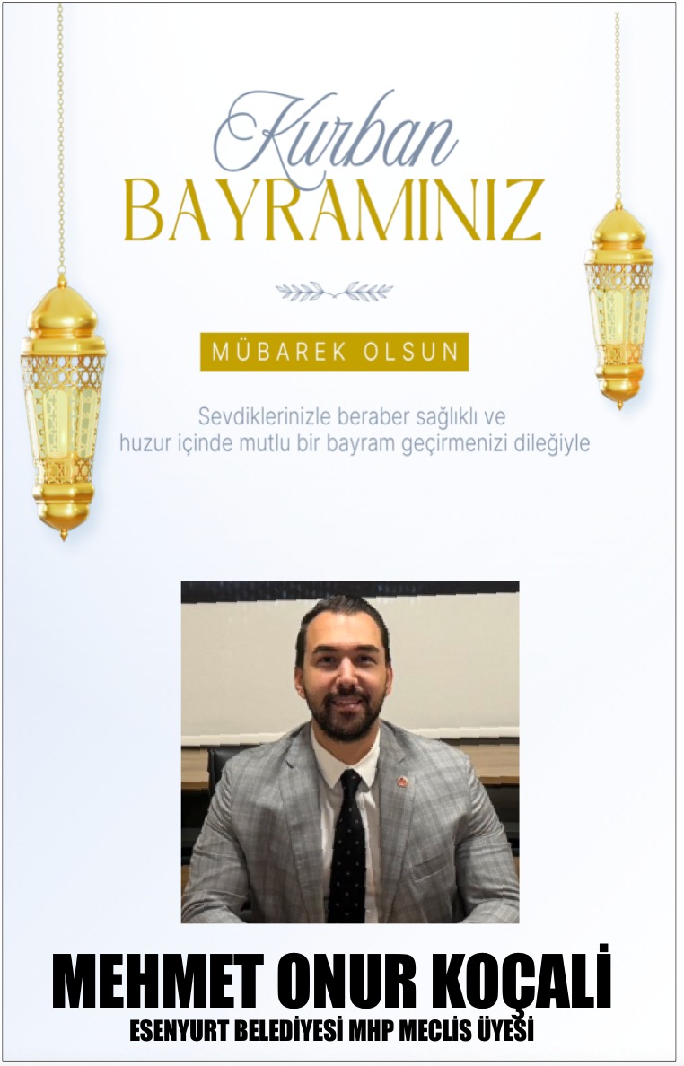 MEHMET ONUR KOÇALİ-KURBAN BAYRAMI İLANI