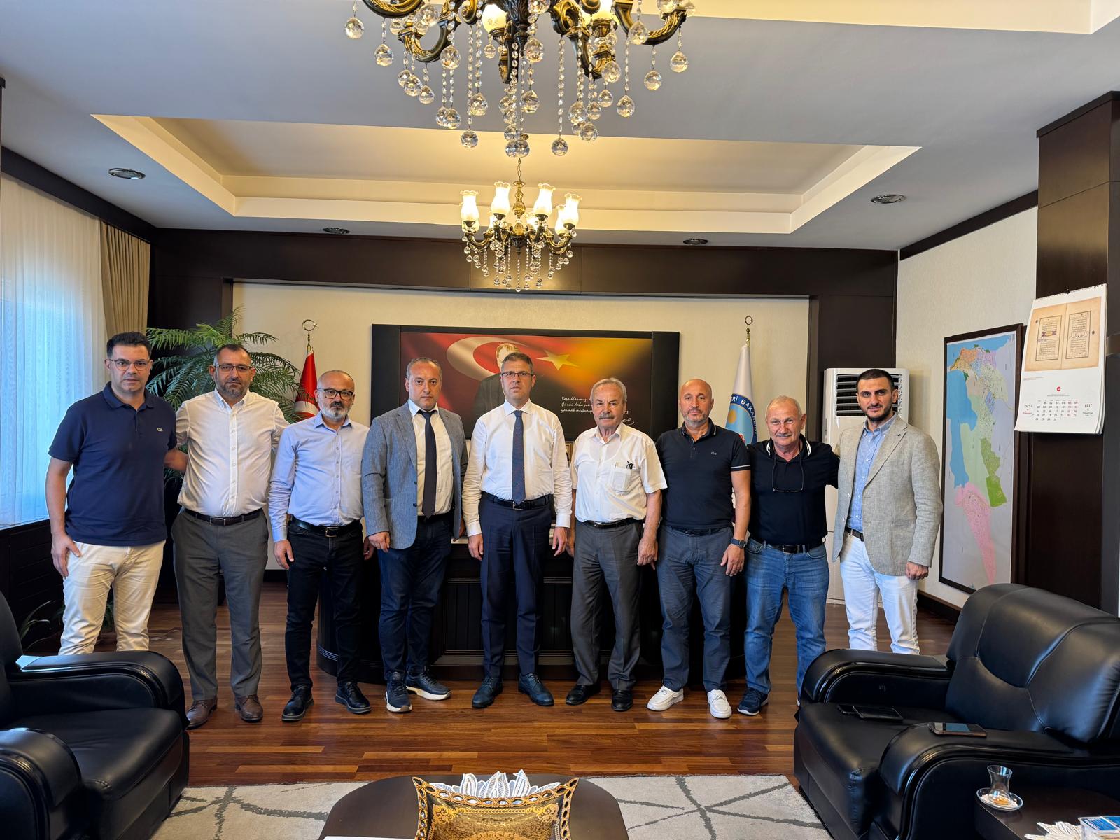 AVCILARSPOR, KAYMAKAM VE BELEDİYE BAŞKANI’NI ZİYARET ETTİ