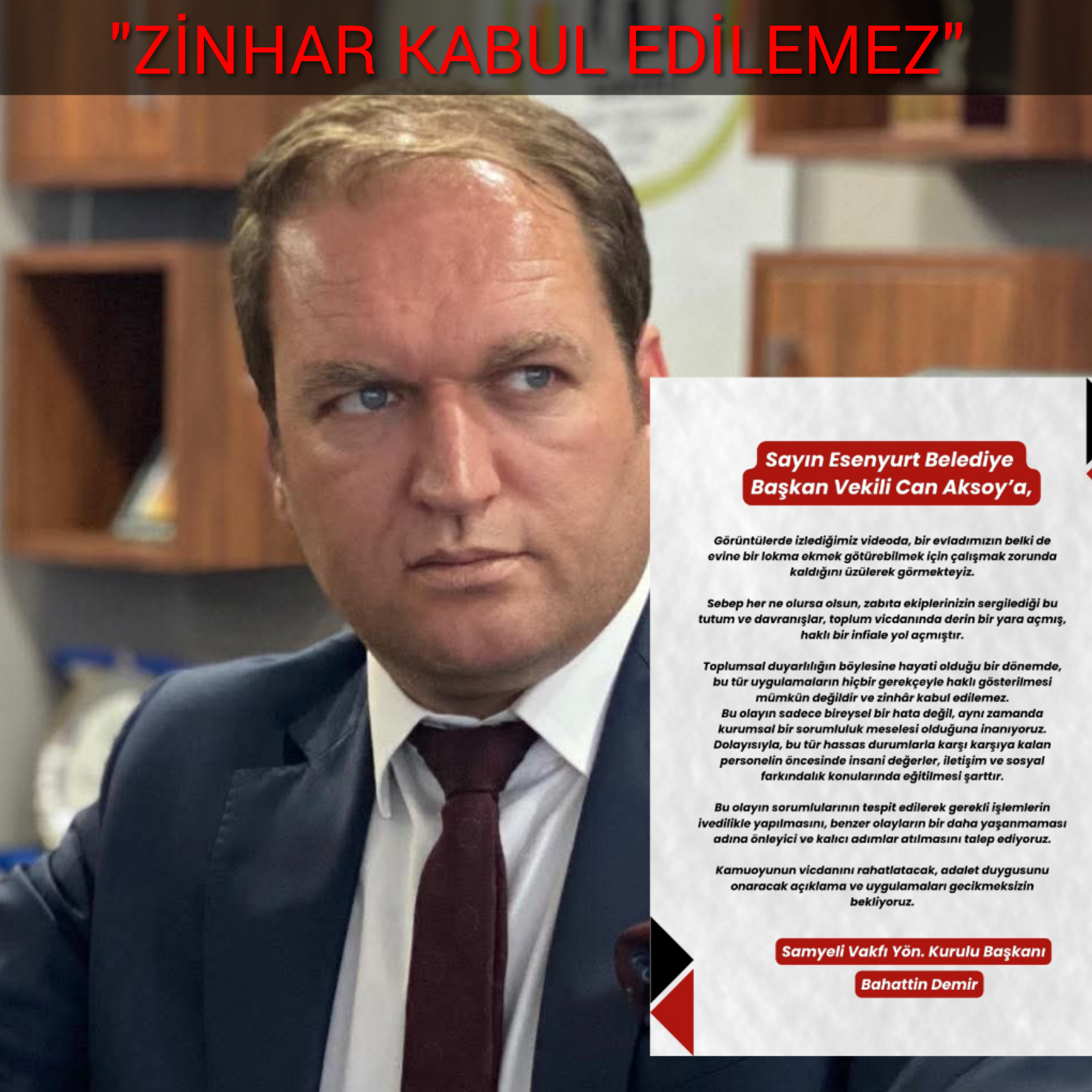 ZABITA’YA TEPKİ BÜYÜYOR!