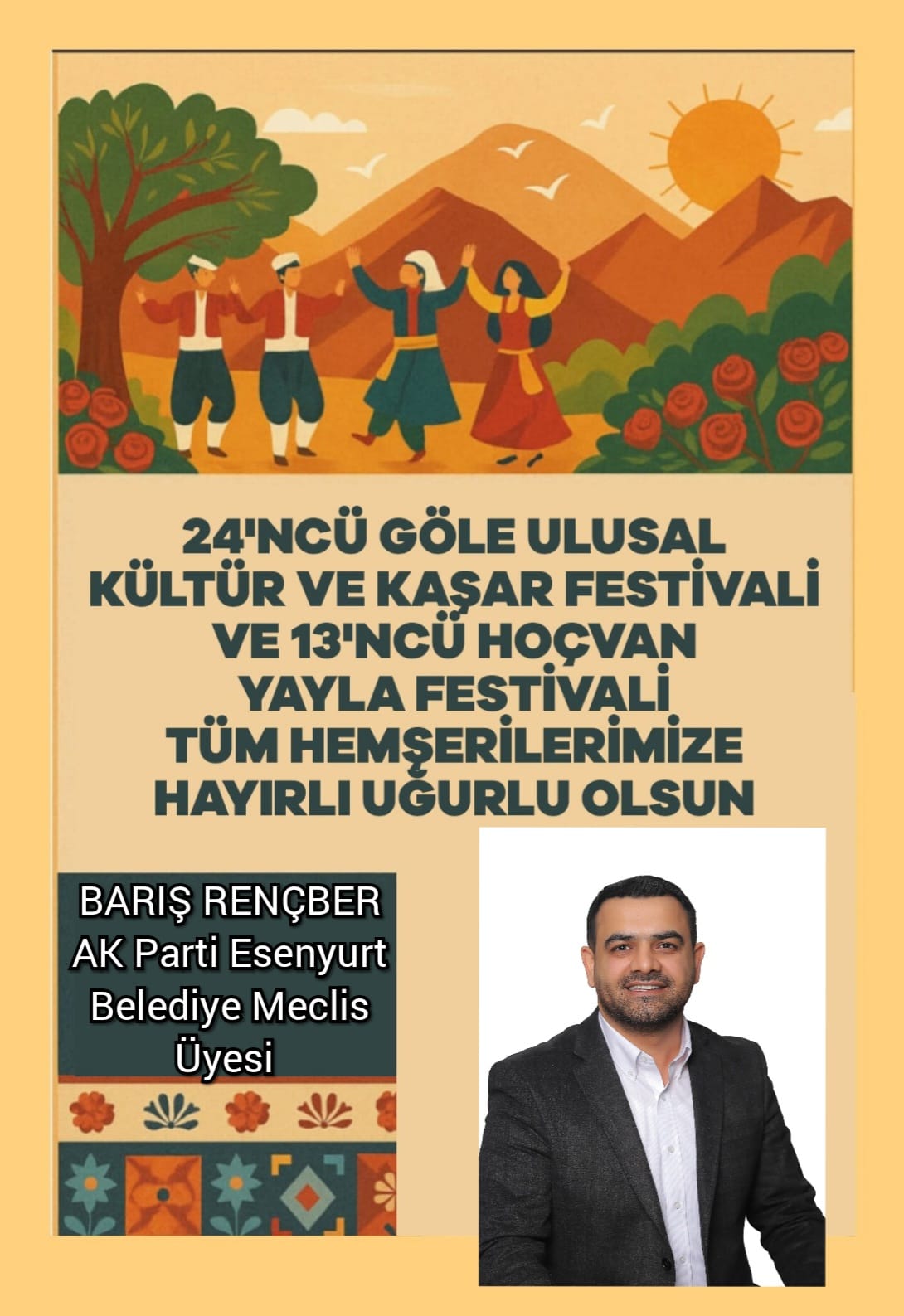 BARIŞ RENÇBER- FESTİVAL MESAJI..