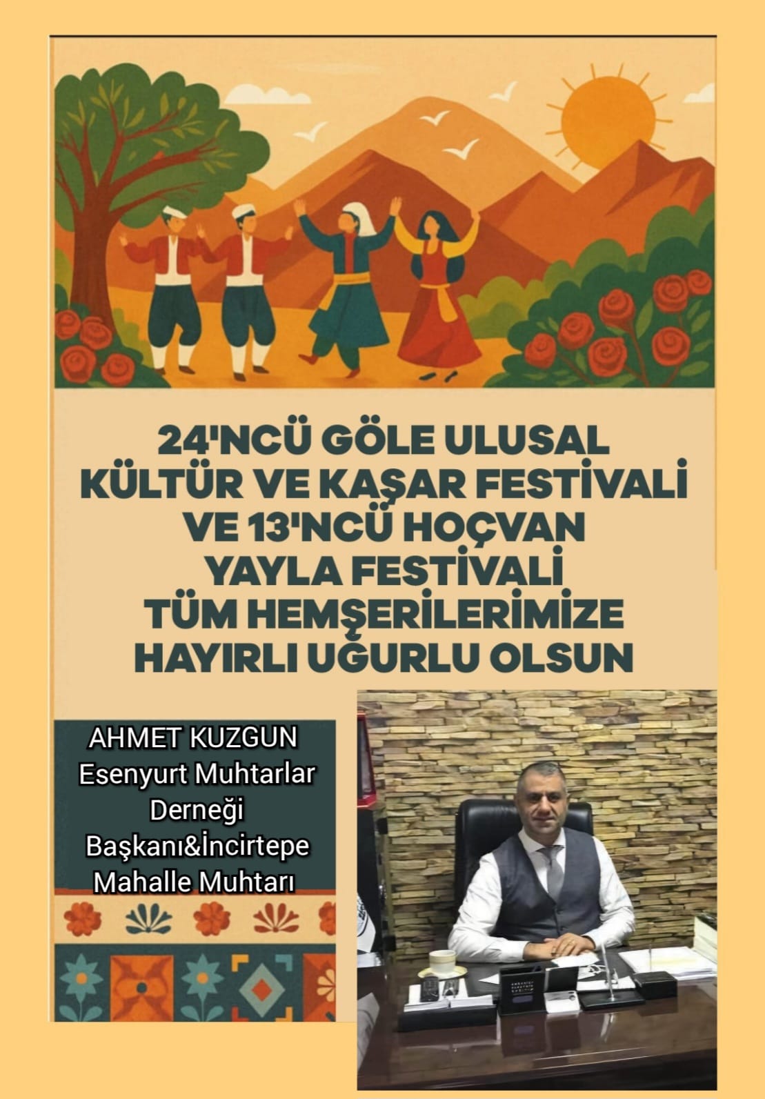 AHMET KUZGUN- FESTİVAL MESAJI..