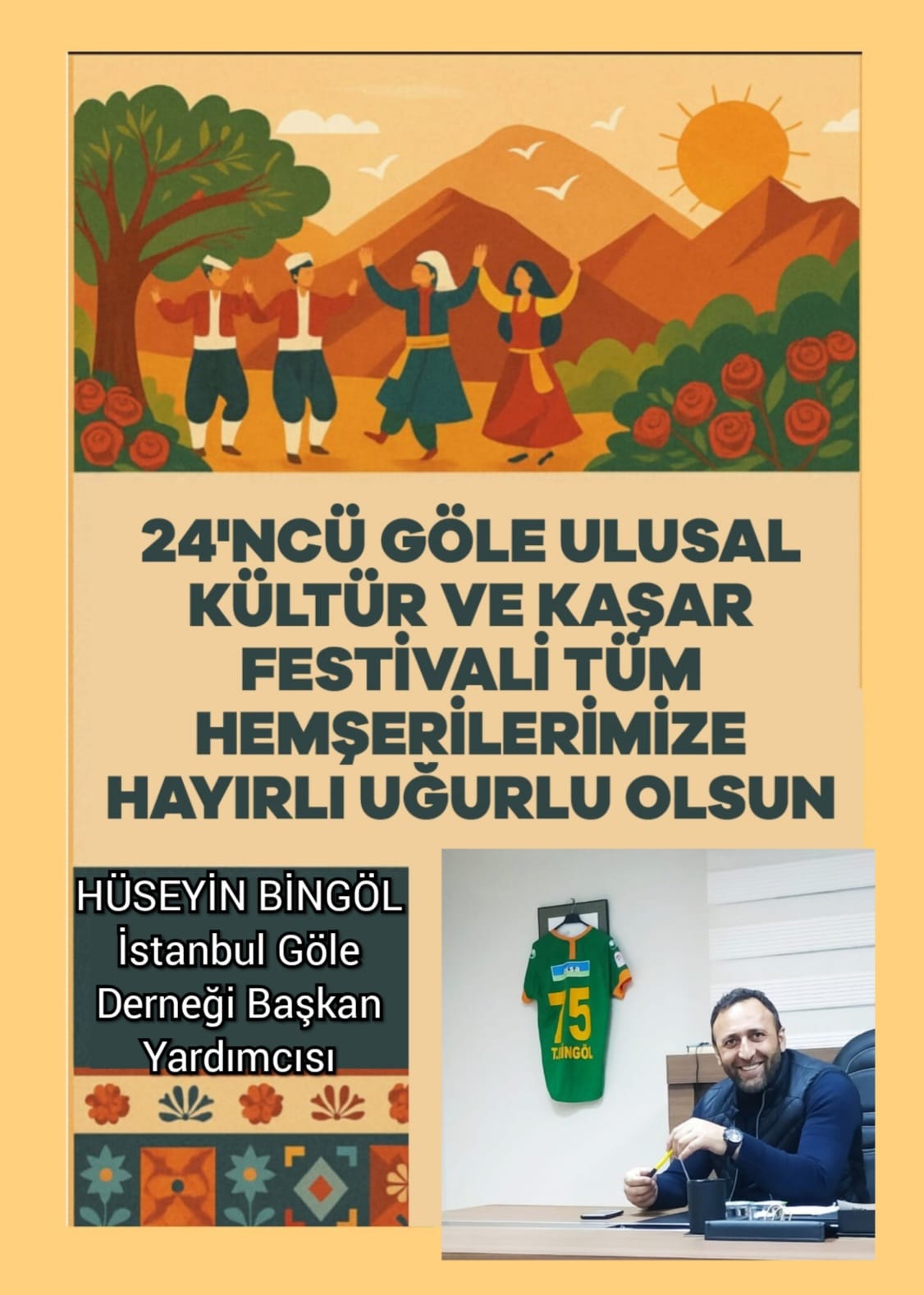 HÜSEYİN BİNGÖL- FESTİVAL MESAJI..