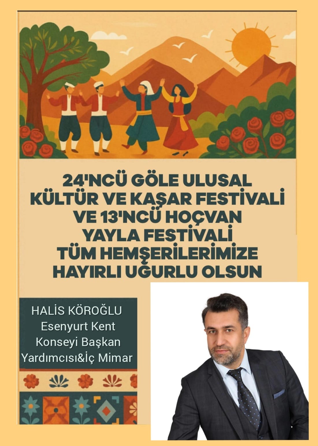 HALİS KÖROĞLU- FESTİVAL MESAJI..