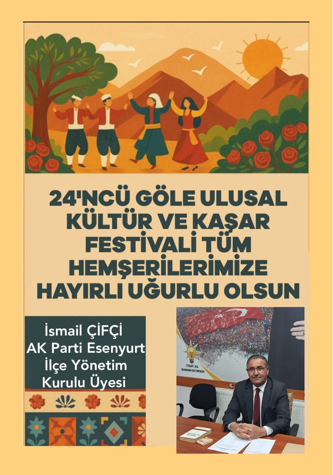 İSMAİL ÇİFÇİ- FESTİVAL MESAJI..