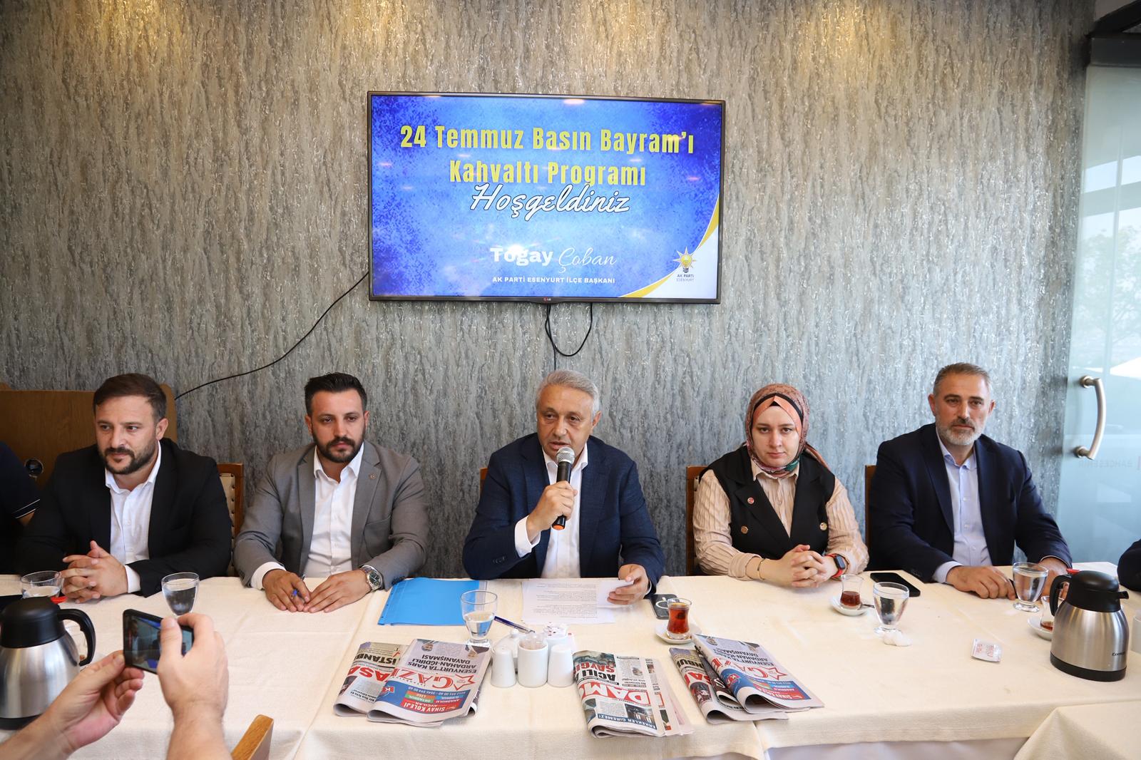 TOGAY ÇOBAN 24 TEMMUZ’DA GAZETECİLERİ AĞIRLADI