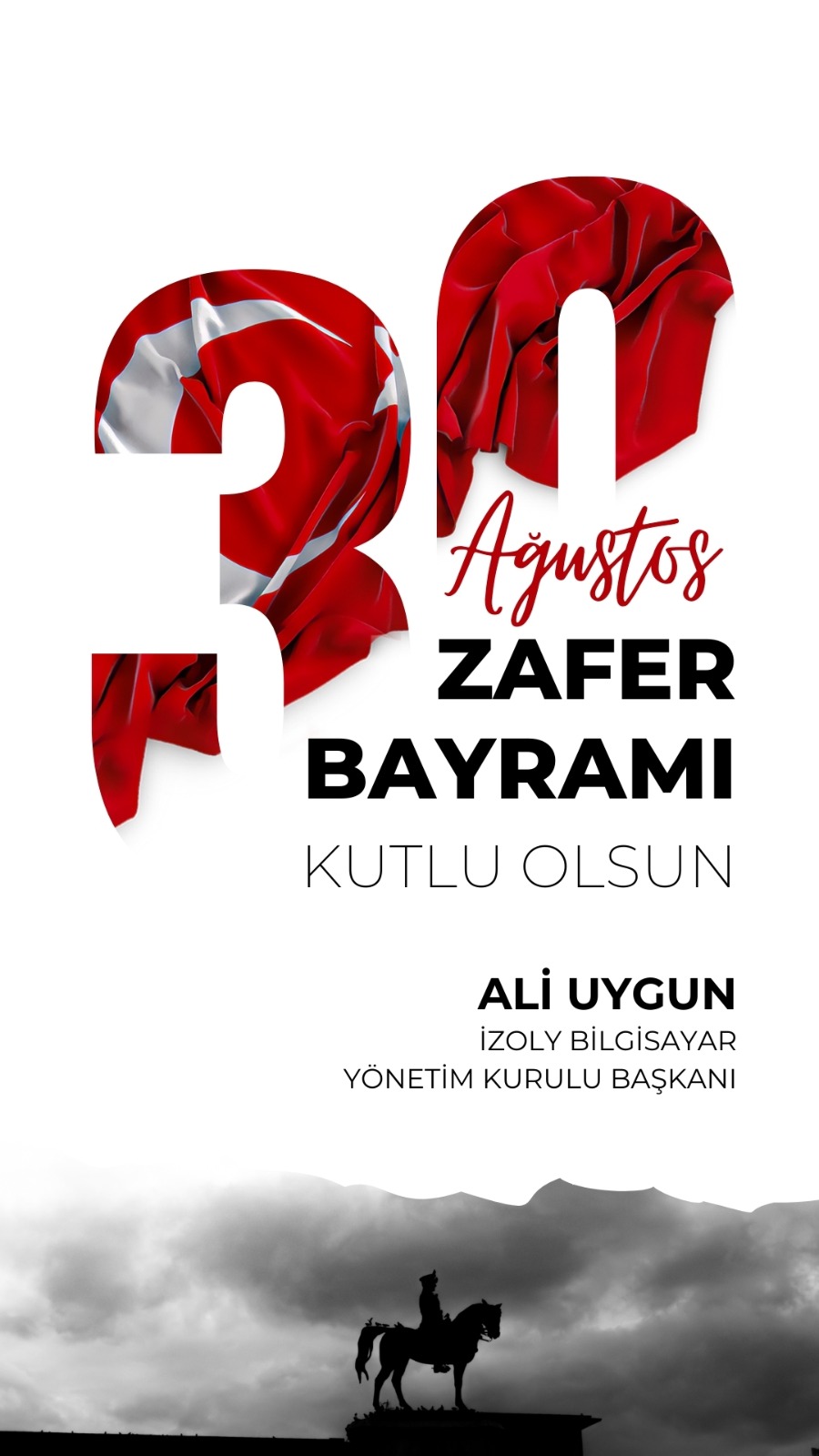 ALİ UYGUN/ 30 AĞUSTOS ZAFER BAYRAMI KUTLAMA MESAJI