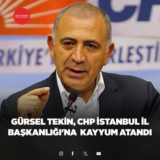 Özgür Çelik ve CHP İstanbul Yönetimi görevden alındı Gürsel Tekin kayyum olarak atandı