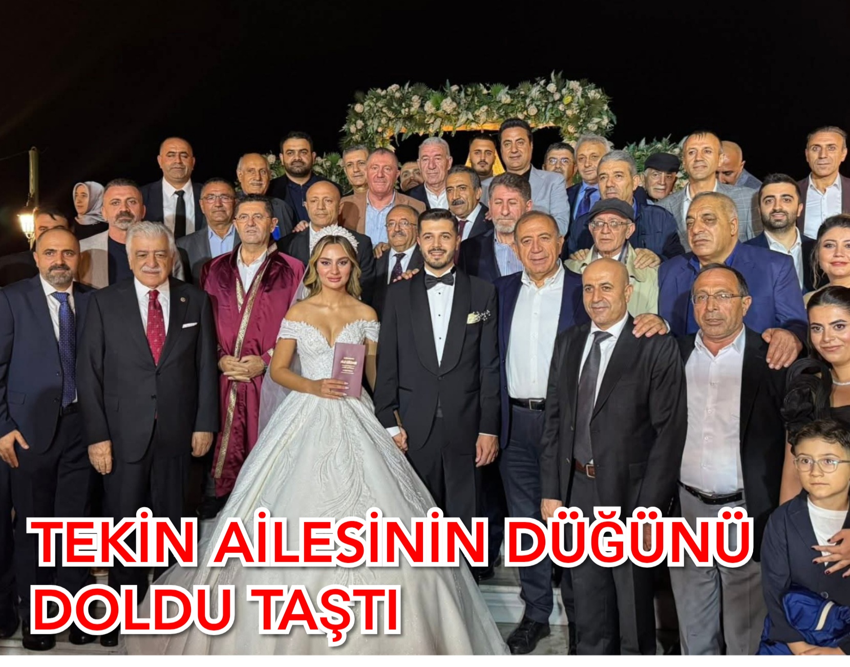 TEKİN AİLESİNİN DÜĞÜNÜ DOLDU TAŞTI..